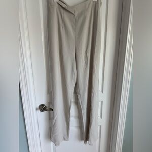 H&M Cream High Waisted Trousers